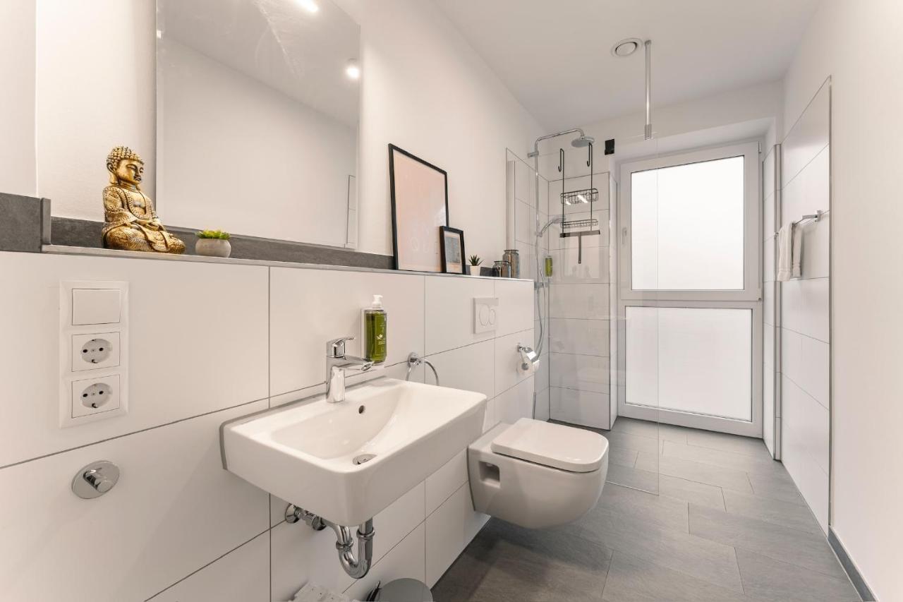 Modernes Apartment Am Gleispark Oldenburg Exteriör bild