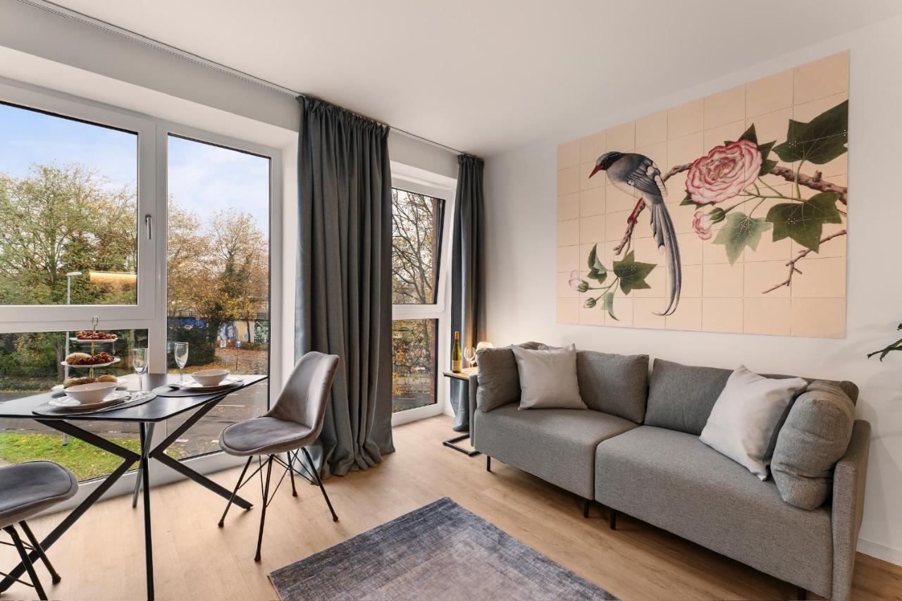 Modernes Apartment Am Gleispark Oldenburg Exteriör bild