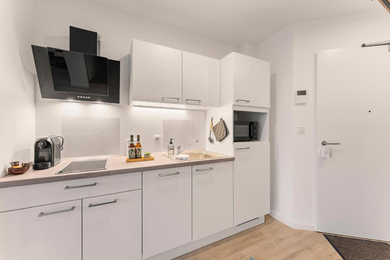 Modernes Apartment Am Gleispark Oldenburg Exteriör bild