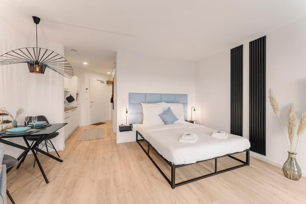 Modernes Apartment Am Gleispark Oldenburg Exteriör bild
